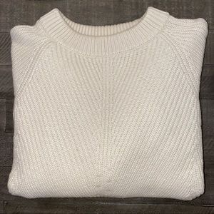 All Saints Ivory Wool Blend Sweater